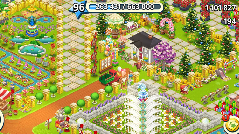 Giao diện game Hay Day